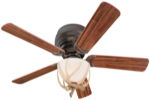 Hugger Antler Ceiling Fan