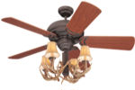 44" Antler Lodge Ceiling Fan