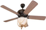 52" Antler Ceiling Fan w/ Light