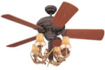 42" Antler Ceiling Fan