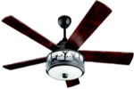 52" Montif Fan w/ Deer Light