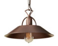 Retro/Vintage Edison Hanging Bulb Pendant Light - Antique Copper