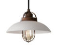 Retro/Vintage Edison Hanging Bulb Pendant Light - Bronze Patina