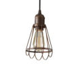 Retro/Vintage Edison Hanging Bulb Pendant Light - Parisian Dk Bronze