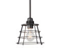 Retro/Vintage Edison Hanging Bulb Pendant Light - Dark Bronze