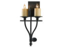2-Light King's Rustic Table Sconce