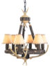 Weathered Iron 6-Lt Rustic Lighting