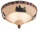 Cabin Ponderosa Flush Mount