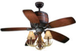 52" Antler Barrel Ceiling Fan