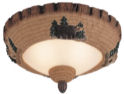 Cabin Lodge Flush Mount