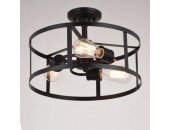 Farmhouse Modern 3 Light 15" Semi Flush Oil Rubbed Bronze