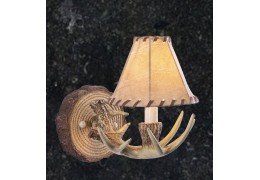 1-Light Cast Antler Wall Light