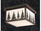 11.5in Outdoor Ceiling Light (Trees)