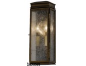 2 Light Bronze Porch Wall Lantern