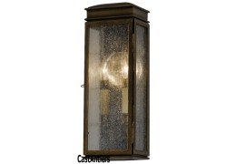 2 Light Bronze Porch Wall Lantern