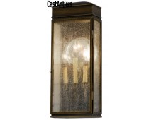 3 Light Bronze Wall Porch Lantern