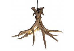 Mule Deer 3 Faux Antler Pendant