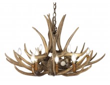Mule Deer 9 Cast Antler Chandelier 