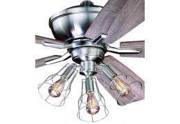 Industrial Cage Lights 52 inch Ceiling Fan
