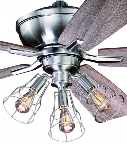 Industrial Cage Lights 52 inch Ceiling Fan