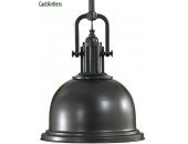 Large Industrial Light Pendant - Dark Bronze