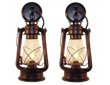 Large Rustic Lantern Wall Sconce (price is for 2 sconces) 