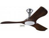 Minimalist Contemporary 56 inch Fan Brushed Steel