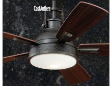 Rustic Loft Bronze 52 inch Industrial Ceiling Fan with Light and Remote