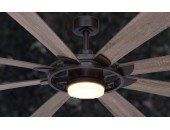 Slate Gray Windmill 68 inch Farmhouse Ceiling Fan w/ Remote Indoor/Outdoor