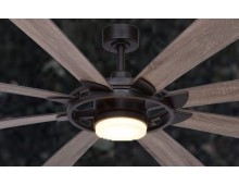 Slate Gray Windmill 68 inch Farmhouse Ceiling Fan w/ Remote Indoor/Outdoor