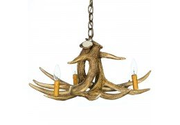 Whitetail 3 Cast Antler Chandelier/Pendant