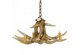 Whitetail 3 Cast Antler Chandelier/Pendant