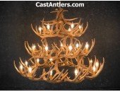 Whitetail 42 Cast Antler Chandelier