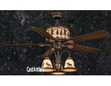 Yukon Ceiling Fan 56 inch w/ 3 Light Kit