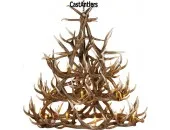 Elk 30 Cast Antler Chandelier