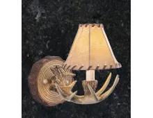1-Light Cast Antler Wall Light