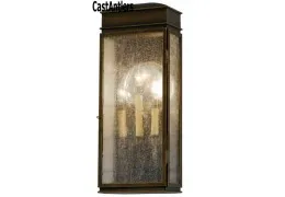 3 Light Bronze Wall Porch Lantern