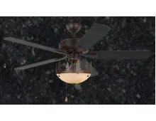 Rustic Ceiling Fan 52 inch w/ Yukon Light Kit