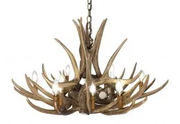 Mule Deer 9 Cast Antler Chandelier 