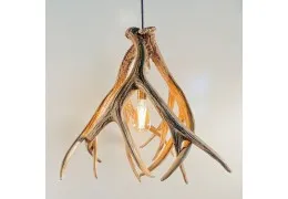 Mule Deer 3 Faux Antler Pendant light