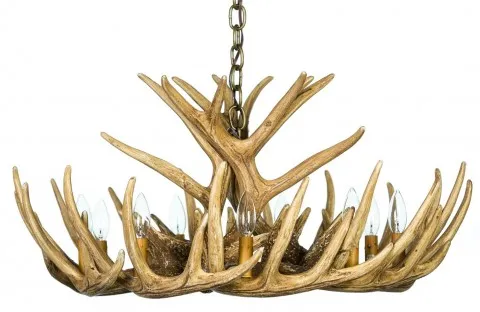 Deer Creek Twelve Antler Chandelier