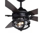 Farmhouse Modern 54 inch Ceiling Fan Matte Black