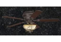 Flushmount Noble 42 inch Antler Bowl Ceiling Fan