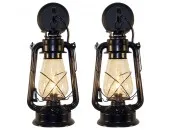 Large Black Lantern Wall Sconce (price is for 2 sconces)