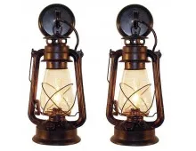 Large Rustic Lantern Wall Sconce (price is for 2 sconces) 