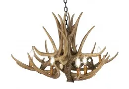 Mule Deer 8 Cast Antler Chandelier 