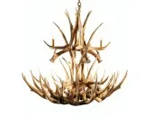 Mule Deer 16 Cast Antler Chandelier