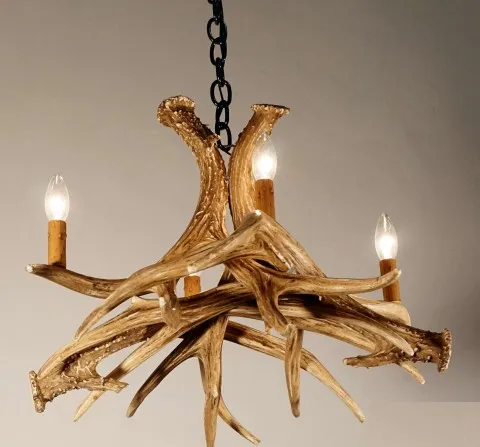 Mule Deer 4 Cast Antler Chandelier 