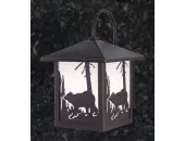 Rustic Outdoor Waterproof 8in Porch Wall Light (Bear)