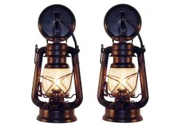 Small Rustic Lantern Wall Sconce (price is for 2 sconces)  